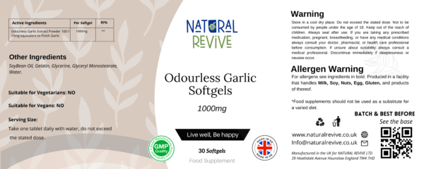 Odourless Garlic - Image 2